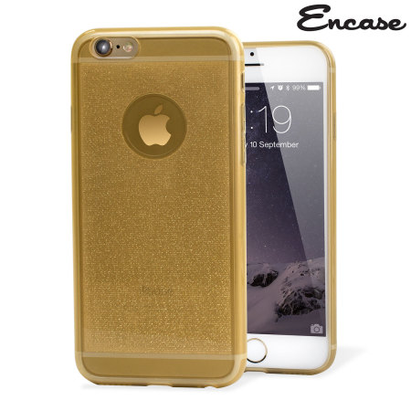 Encase Flexishield Glitter Case voor iPhone 6S / 6 - Goud