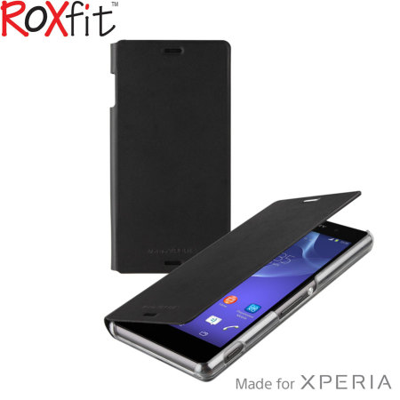 Roxfit Slim Book Sony Xperia Z3 Case - Nero Black