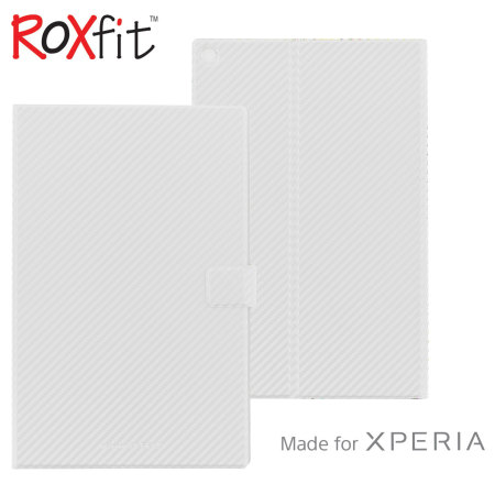 inspanning Verbinding partitie Roxfit Slim Book Sony Xperia Z3 Tablet Compact Case - Carbon White
