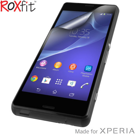 Roxfit 2 Pack Anti-Fingerprint Sony Xperia Z3 Compact Screen Protector