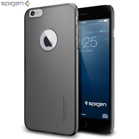 Spigen Thin Fit A iPhone 6S Plus / 6 Plus Hülle in Gunmetal