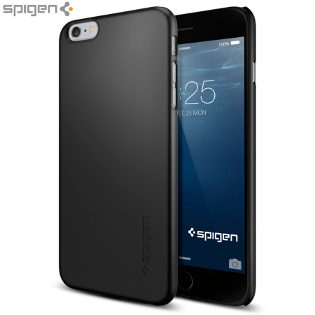 Spigen Thin Fit iPhone 6 Plus Shell Deksel - Sort