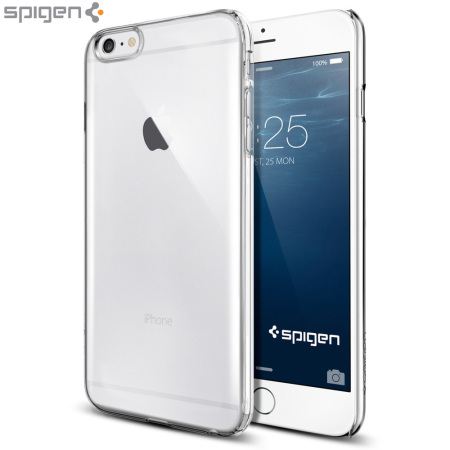 Spigen Thin Fit iPhone 6 Plus Shell Case - Crystal Clear