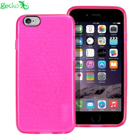 Gecko Glow iPhone 6 Glow in the Dark Case - Pink