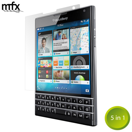 MFX Screen Protector 5-in-1 pakket - BlackBerry Passport