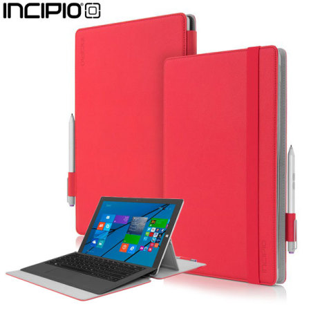 Incipio Roosevelt Slim Folio Microsoft Surface Pro 3 Case - Red