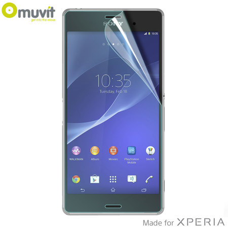 Muvit 3 Pack Matte & Glossy Sony Xperia Z3 Screen Protector