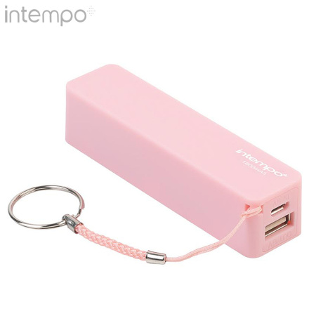 Intempo 1800mAh Power Bank Portable Charger - Pink - Mobile Fun