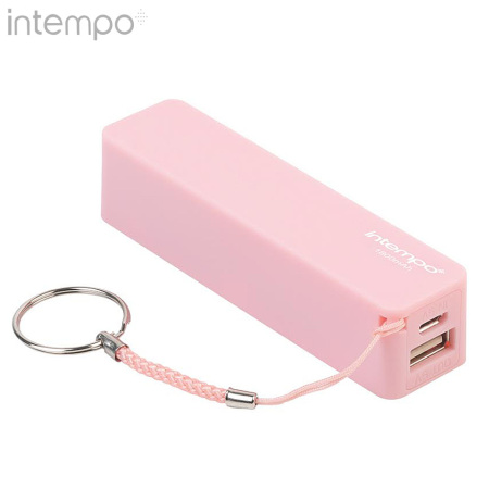 Intempo 1800mAh Power Bank Portable Charger - Pink