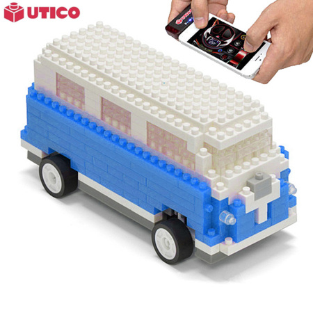 Van télécommandé par application UTICO pour iOS et Android - Bleu