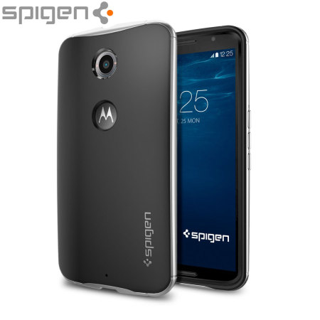 Coque Nexus 6 Spigen SGP Neo Hybrid – Argent