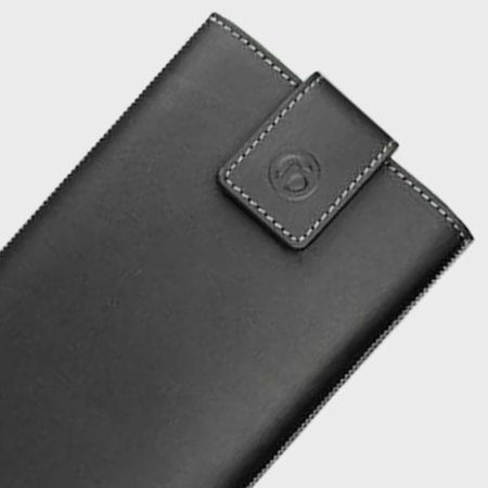 Redneck Genuine Leather Universal Smartphone Pouch L - Black