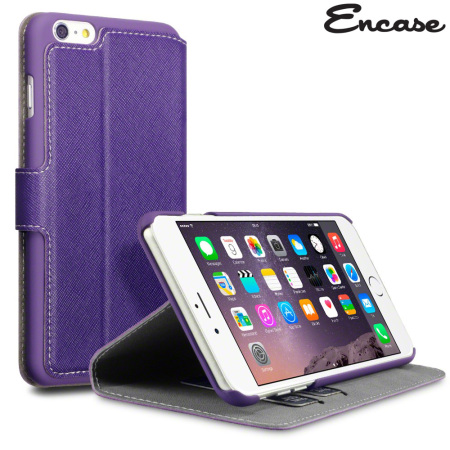 Housse iPhone 6 Plus Encase Portefeuille Ultra Fine – Violette