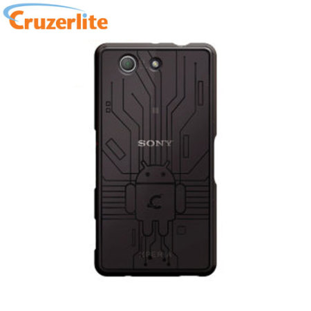 Cruzerlite Bugdroid Circuit Case voor Sony Xperia Z3 Compact - Rook Zwart 