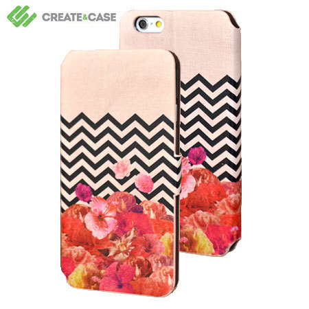 Create and Case iPhone 6S / 6 Stand Case - Chevron Flora II