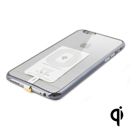 Almeja pandilla Galantería Adaptador Carga Inalámbrica Qi iPhone 6 Plus compatible con fundas