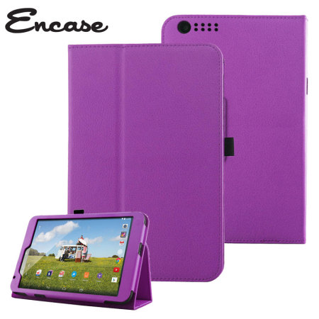 Encase Stand and Type Tesco Hudl 2 Case - Purple
