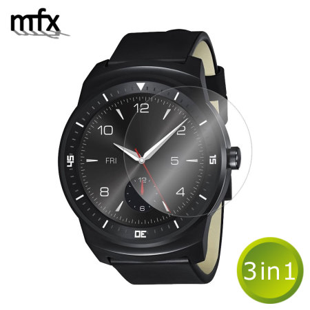 MFX LG G Watch R Screen Protector - Three Pack