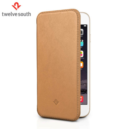 Twelve South SurfacePad iPhone 6S / 6 Luxury Leather Case - Camel