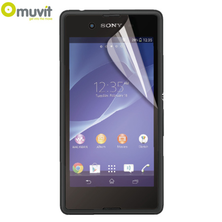 Muvit 2 Pack Matte & Glossy Sony Xperia E3 Screen Protectors