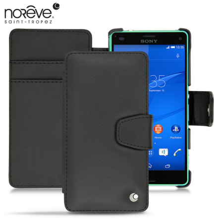 bladeren bank Sjah Noreve Tradition B Sony Xperia Z3 Compact Leather Case - Black