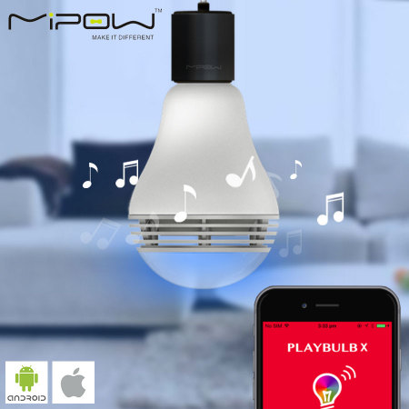 MiPow Playbulb Bluetooth Lautsprecher intelligente Glühbirne in Blau