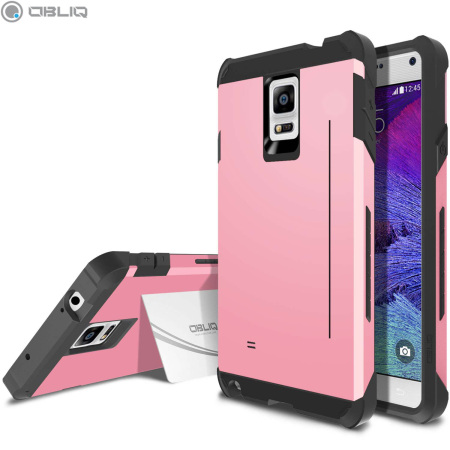 Obliq Skyline Pro Samsung Galaxy Note 4 Stand Case - Pink