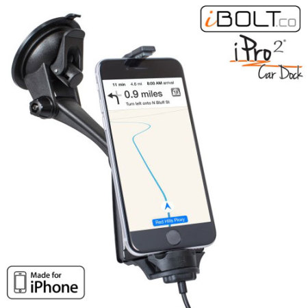 iBOLT iPro2 iPhone 6, 6 Plus, 5S / 5C / 5 Active Car Houder 