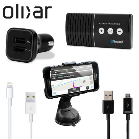 Olixar Universal In-Car Pack for Lightning & Micro USB devices