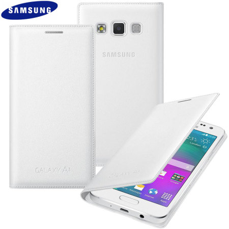 Official Samsung Galaxy A3 2015 Flip Cover - White