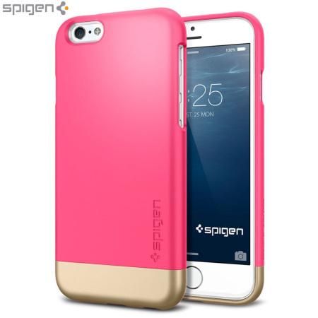 Spigen Style Armor iPhone 6 Shell Case - Azalea Pink
