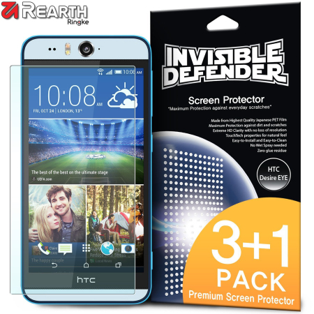Rearth Invisible Defender HTC Desire EYE 3+1 Screen Protector Pack