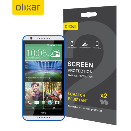 Olixar HTC Desire 820 Screen Protector 2-in-1 Pack
