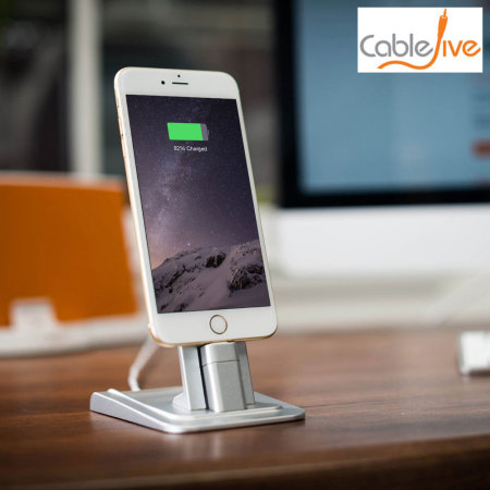 Support pour Smartphone et Tablette CableJive HeroDock Aluminium