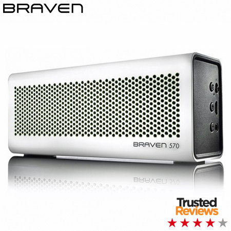 Braven 570 HD Wireless Bluetooth Speaker - Arctic wit