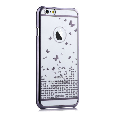Butterfly iPhone 6 Plus Shell Case - Black / Clear