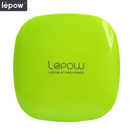 Lepow Moonstone Series 6000mAh Dual USB Power Bank - Green