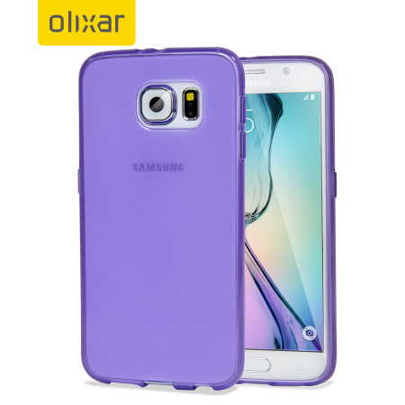 FlexiShield Samsung Galaxy S6 Gel Case - Purple