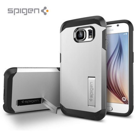 Spigen Tough Armor Samsung Galaxy S6 Case - Silver