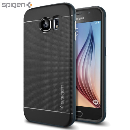 Coque Samsung Galaxy S6 Spigen SGP Neo Hybrid – Ardoise Metal