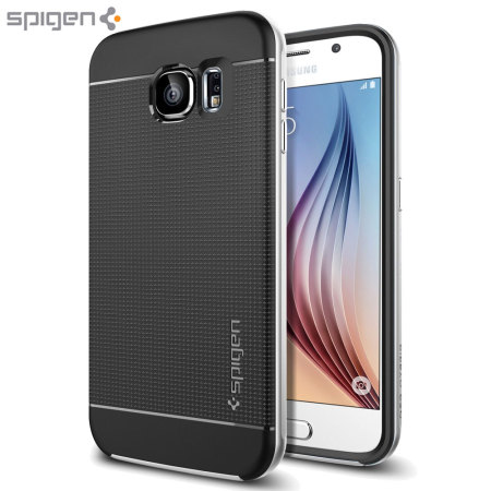 Spigen Neo Hybrid Case Galaxy S6 Hülle in Satin Silver