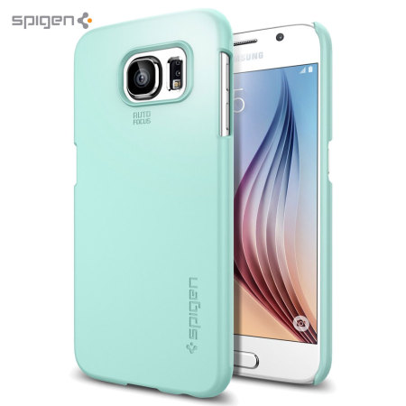 Spigen Thin Fit Samsung Galaxy S6 Shell Case - Mint