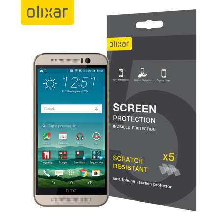 Olixar Screen Protector 5-in-1 pakket - HTC One M9