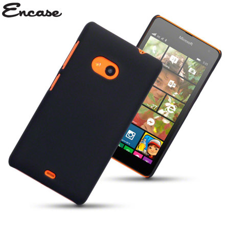 Encase ToughGuard Nokia Lumia 535 Rubberised Case - Black