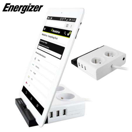 Station d'accueil Energizer 3 Ports USB et 2 prises secteurs