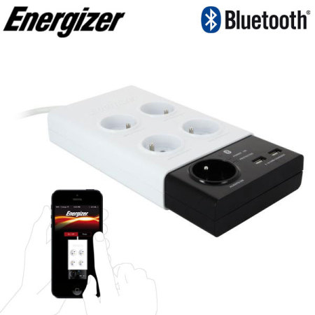 Multiprise Bluetooth Energizer 2 Ports USB et 5 prises secteurs