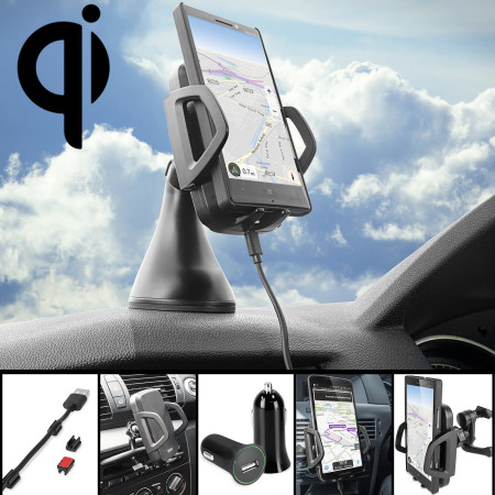 Olixar Qi Wireless Charging Car Holder Pack