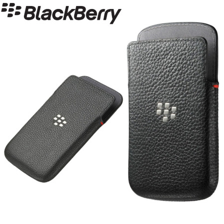 Etui en Cuir BlackBerry Classic - Noir