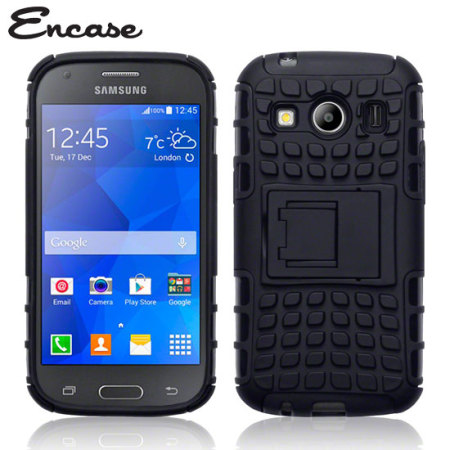 Ruwe olie Ook zuurgraad Encase ArmourDillo Samsung Galaxy Ace 4 Protective Case - Black