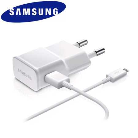 Chargeur Secteur Samsung 2A avec cable USB - Blanc